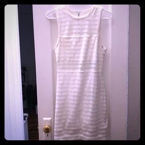 Silence + Noise Bodycon White Dress UO